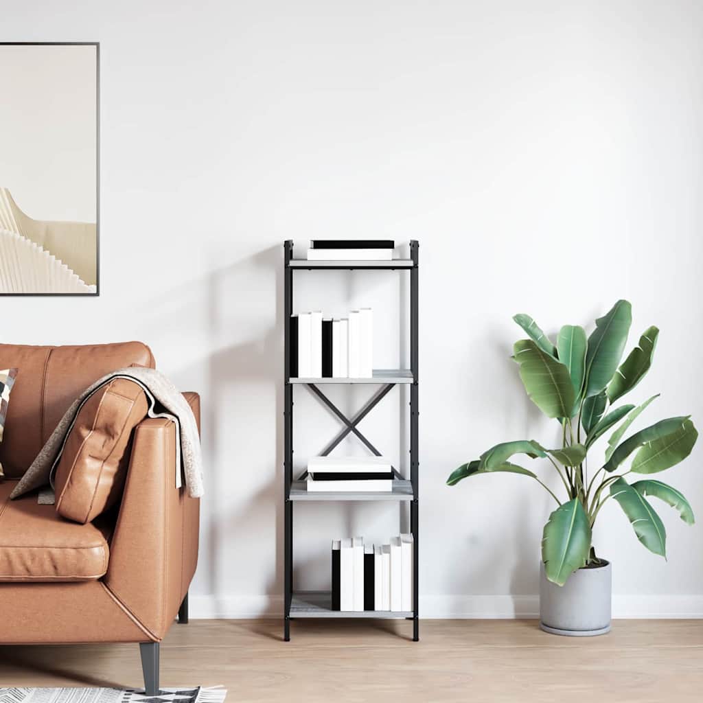 Libreria 40 x 30 x 119 cm Legno ingegnerizzato Grigio sonoma | homemem39