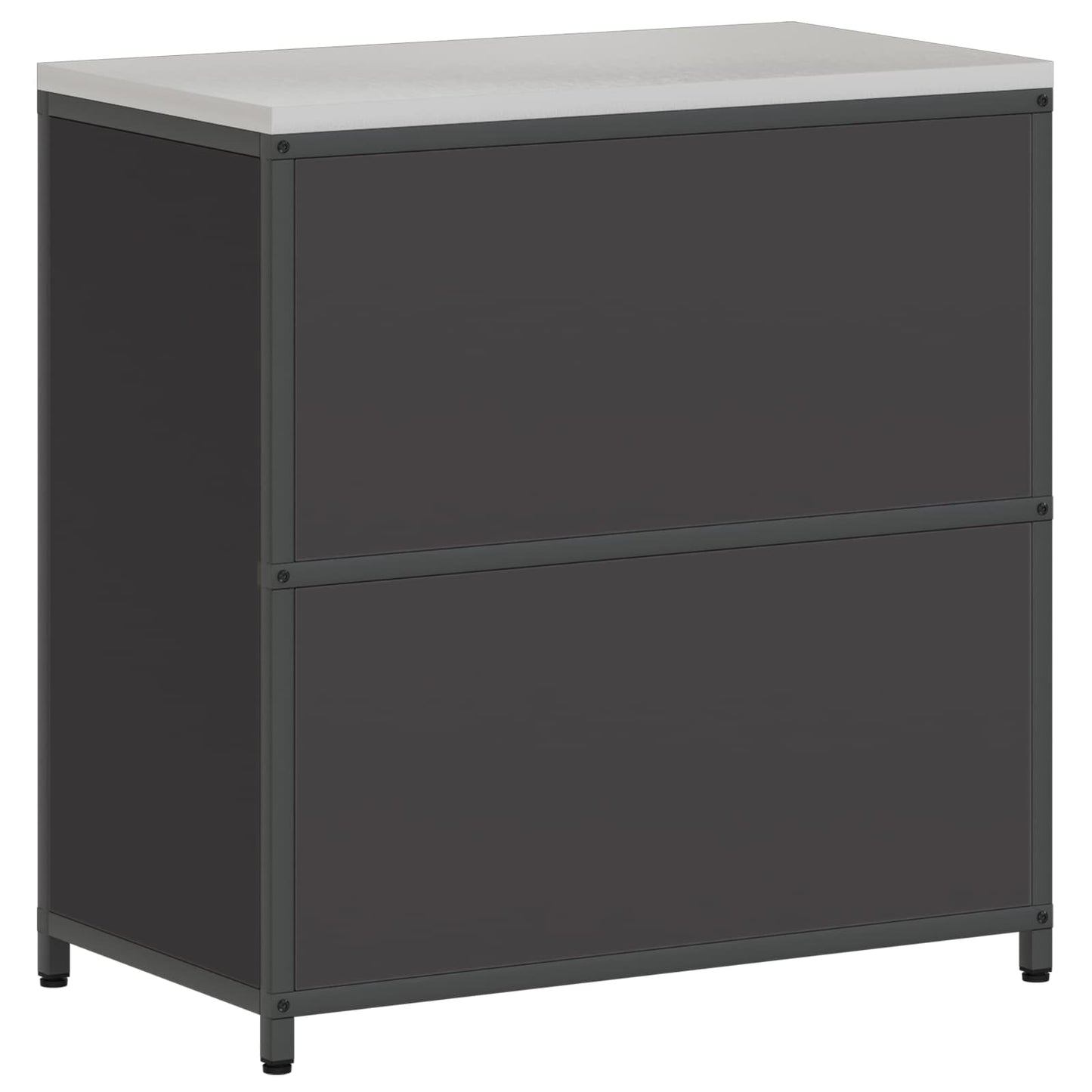Stoccaggio in cucina HATTEM Nero 90 x 50 x 92 cm Acciaio