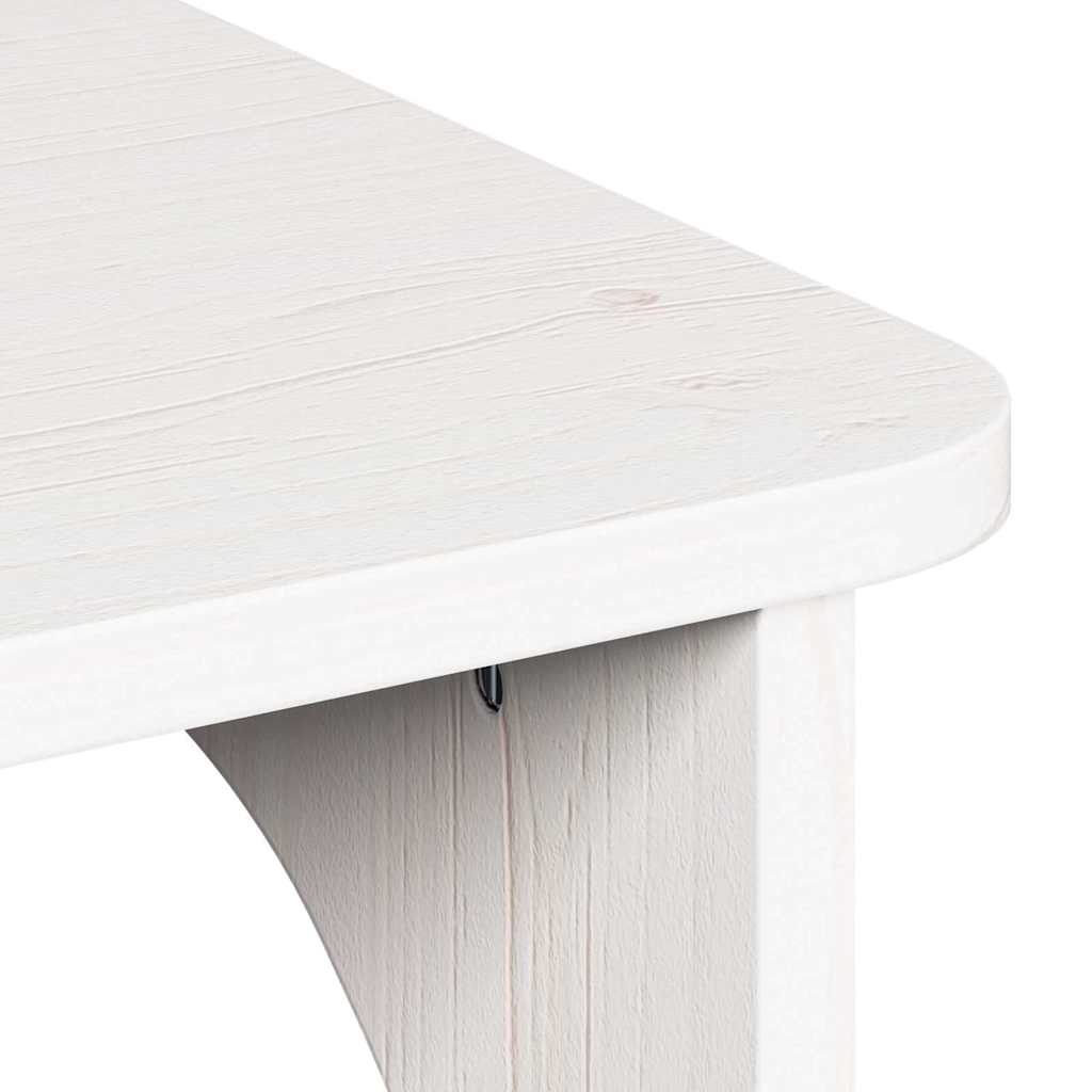 Tavolino da salotto Bianco 80 x 50 x 31 cm | homemem39