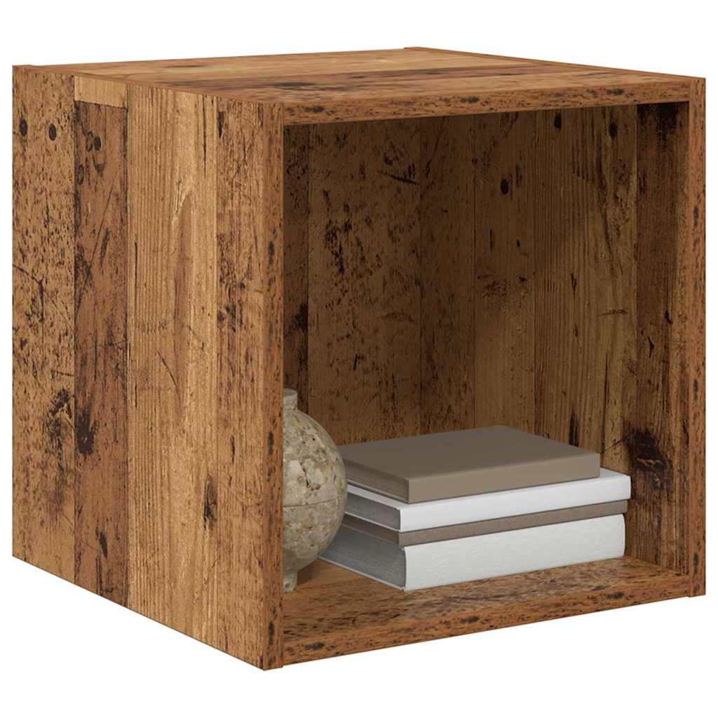 Armadietto a muro A parete Legno vecchio 37 x 37 x 37 cm - homemem39