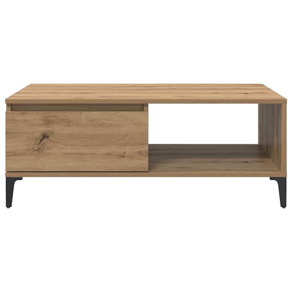 Tavolino da salotto rovere artigianale 90 x 60 x 35 cm | homemem39