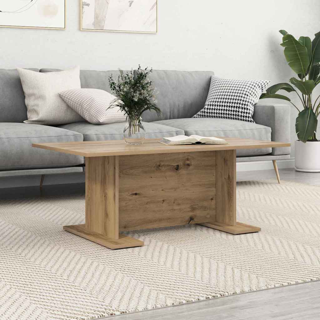Tavolino da salotto rovere artigianale 103,5 x 60 x 40 cm | homemem39