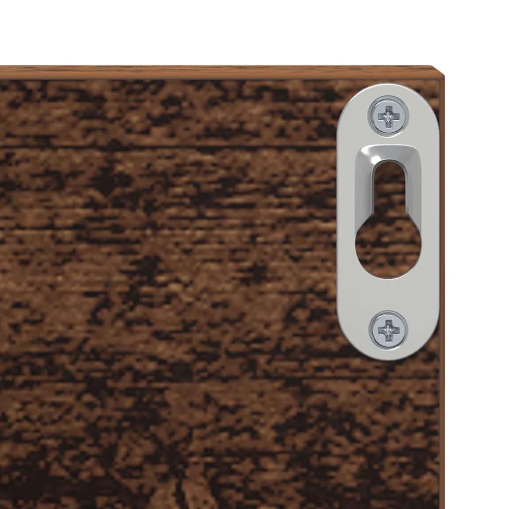 Scaffale da parete 2 pcs Legno vecchio 80 x 11,5 x 18 cm