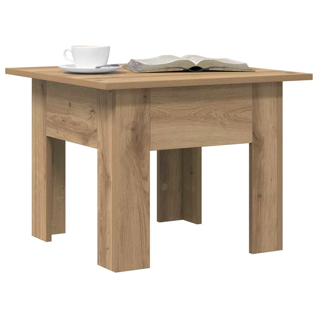Tavolino da salotto Rovere artigianale 55 x 55 x 42 cm | homemem39