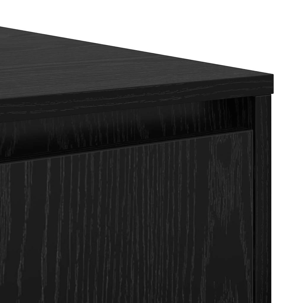 Tavolino da salotto Rovere nero 80 x 80 x 31 cm | homemem39