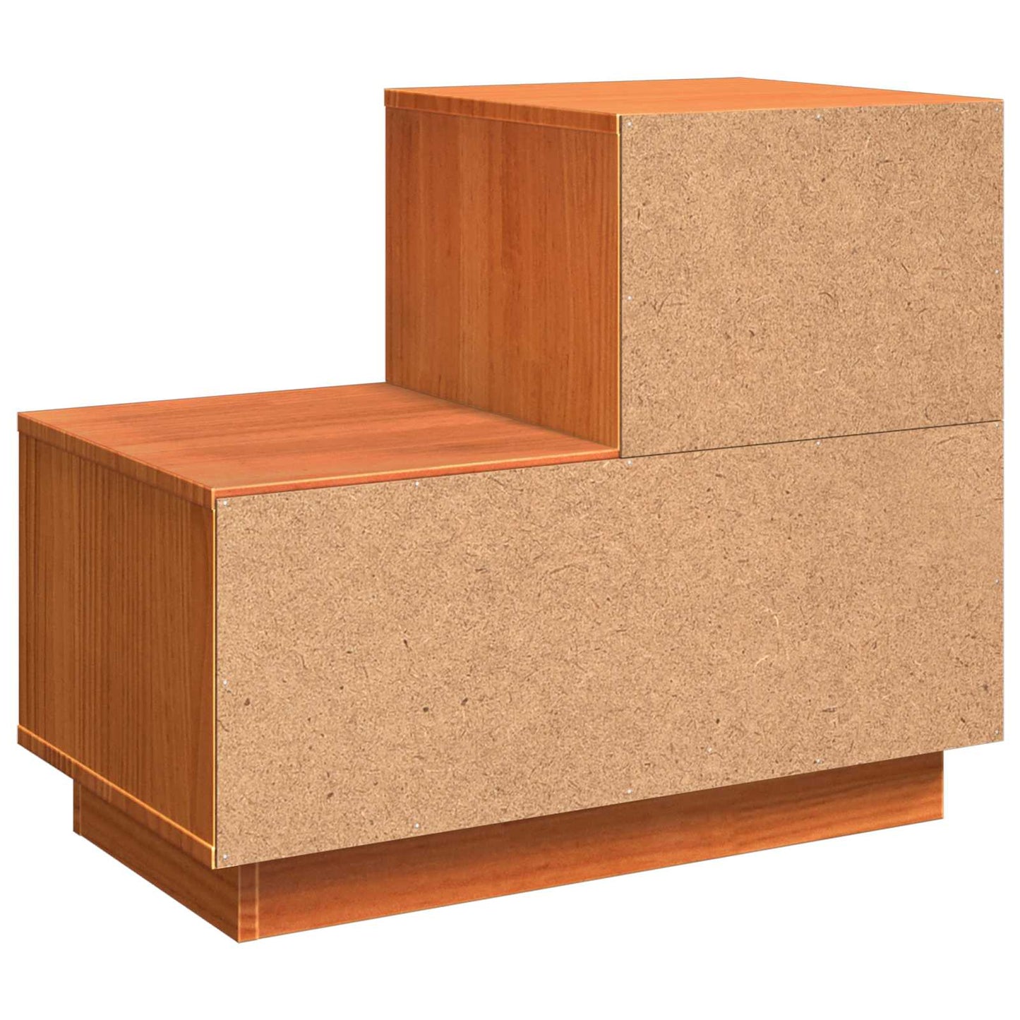 Armadio da Notte 2 pcs Marrone cerato 60 x 34 x 51 cm