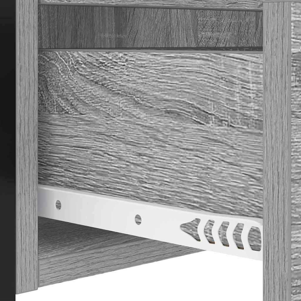 Armadio da Notte 2 pcs Grigio Sonoma 40 x 31 x 60 cm
