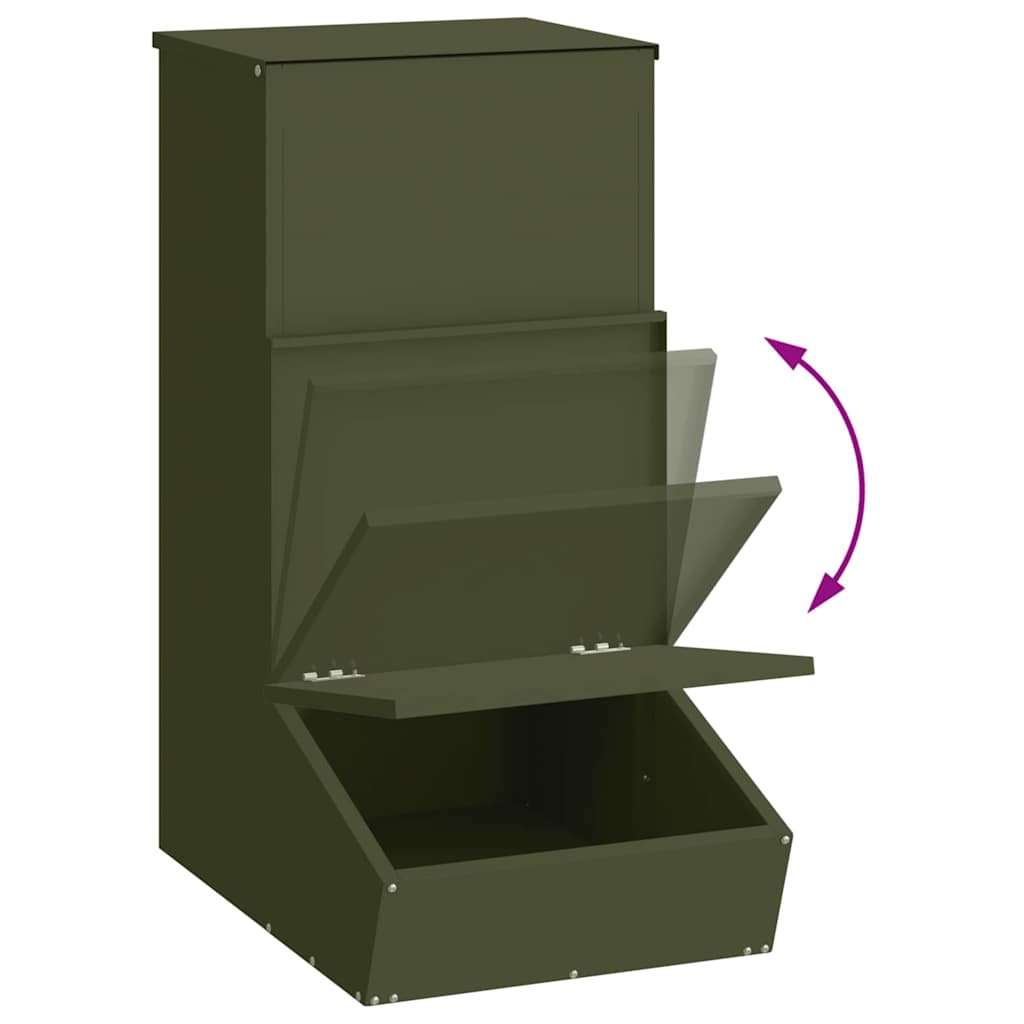 Nutriente per Maiali Verde oliva 55 x 38 x 76 cm