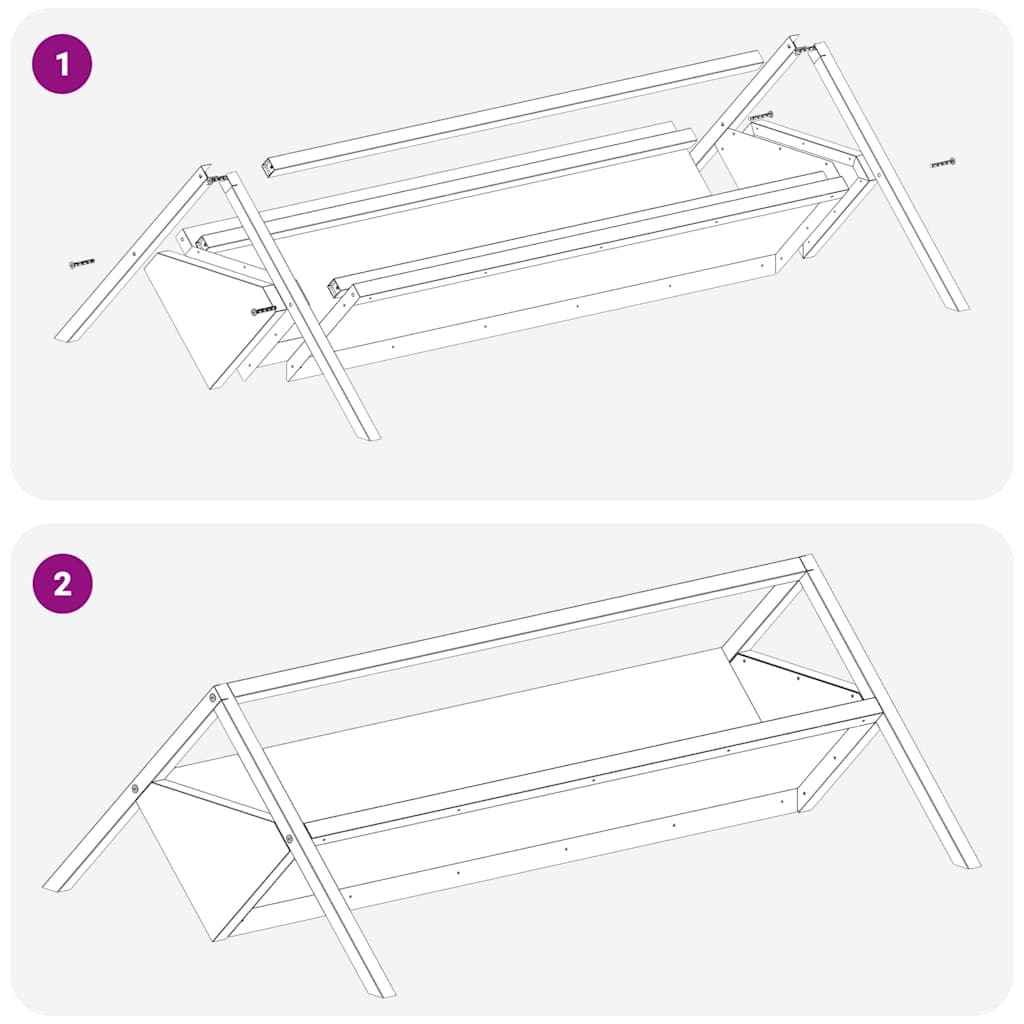 Abbeveratoio per bestiame Verde oliva 111 x 76 x 38 cm