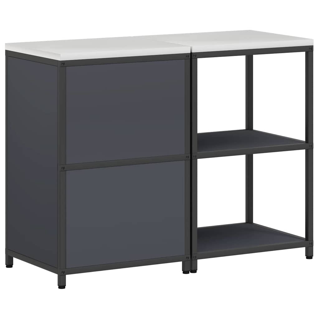 Set di Stoccaggio per Cucina HATTEM 2 pcs Antracite