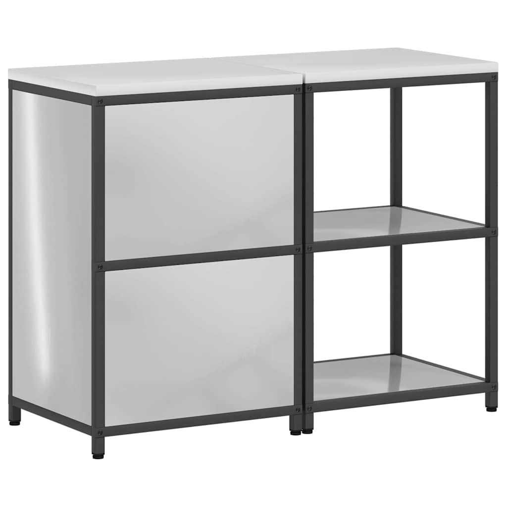 Set di Stoccaggio per Cucina HATTEM 2 pcs Argento