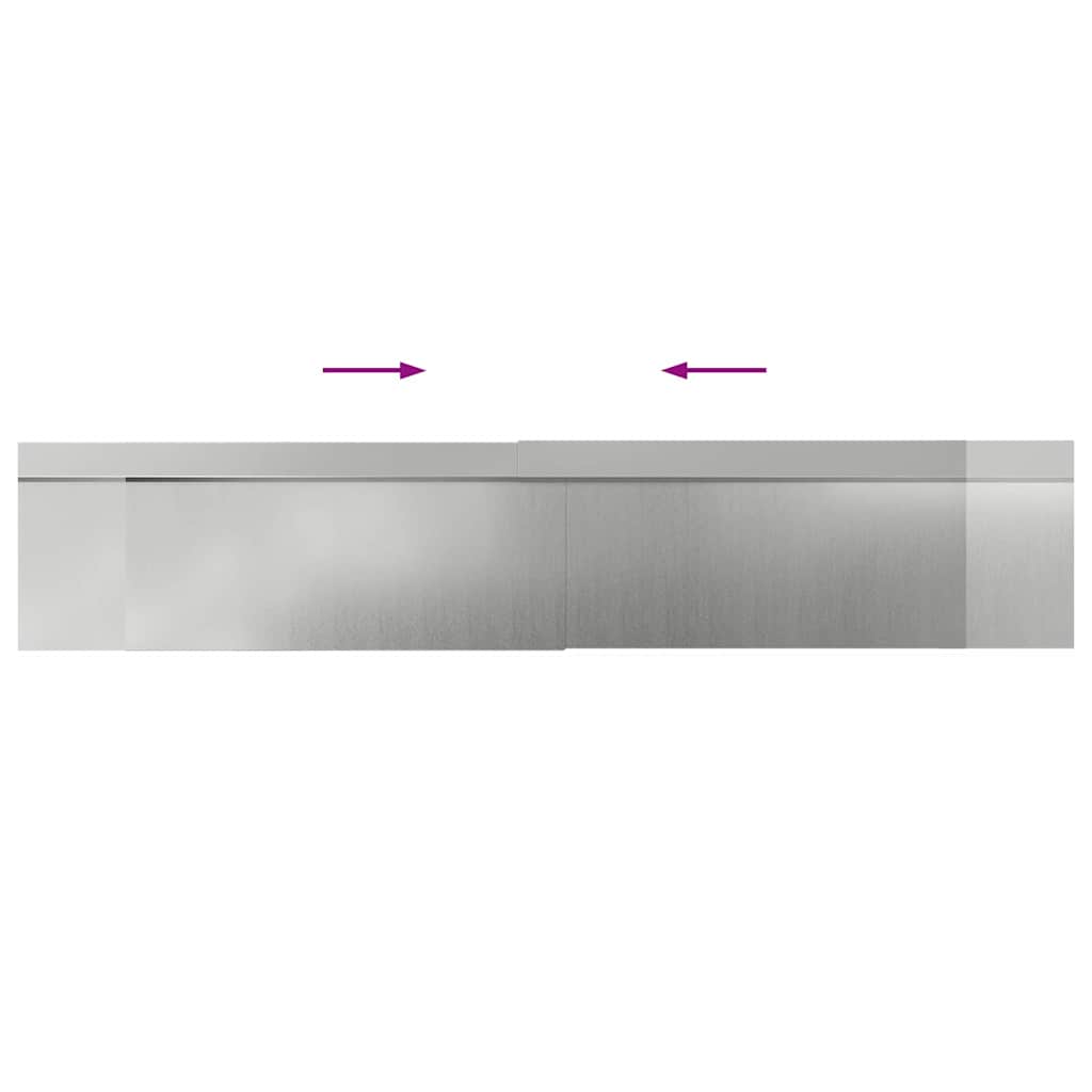 Recinzioni per lumache 8 pcs Argento Acciaio zincato | homemem39