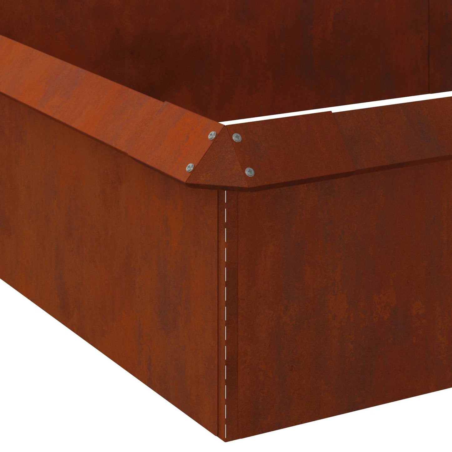 Recinzioni per lumache 16 pcs 100 x 3,5 x 25 cm Ruggine
