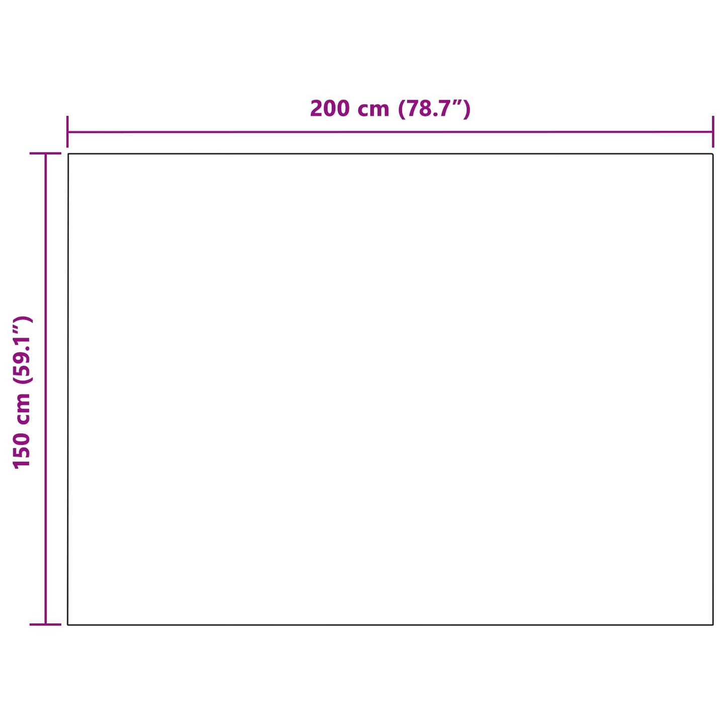 Coperta Grigio 150 x 200 cm Panno