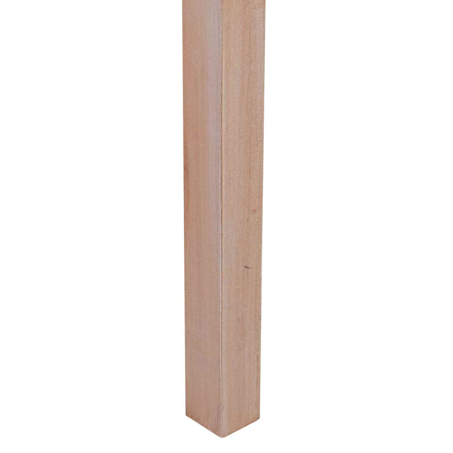 Sedia da pranzo 2 pcs Rattan Kubu Bianco Lavato 46 x 55 x 84 cm