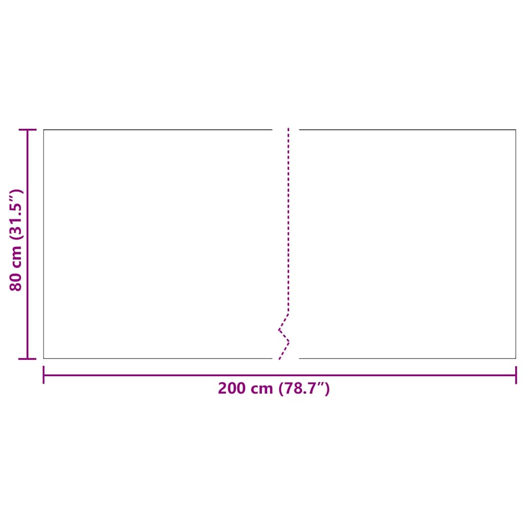 Runner in Moquette Grigio 80 x 200 cm Tessuto