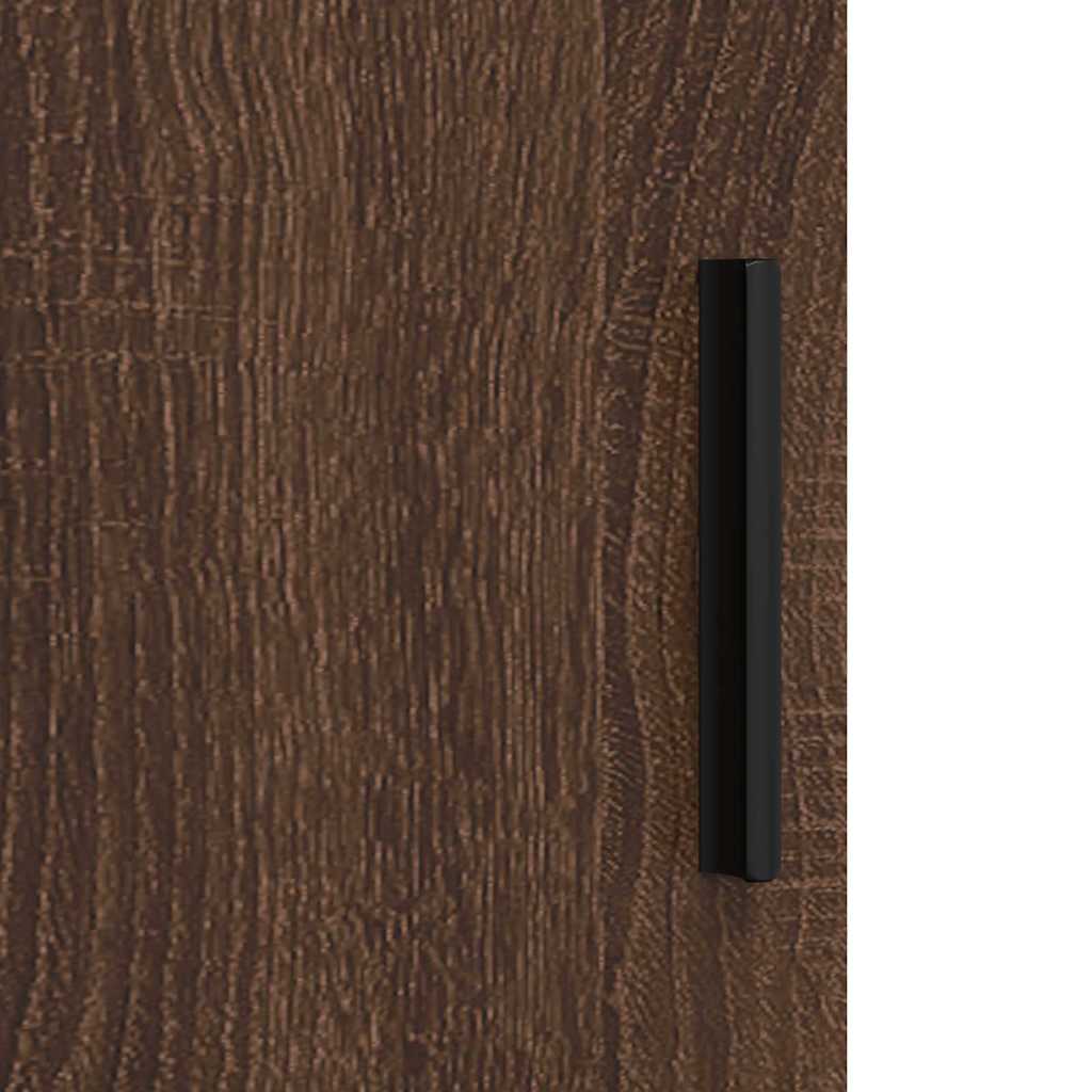 Set di mobili per il bagno con cassetto 3 pcs Rovere Marrone | homemem39