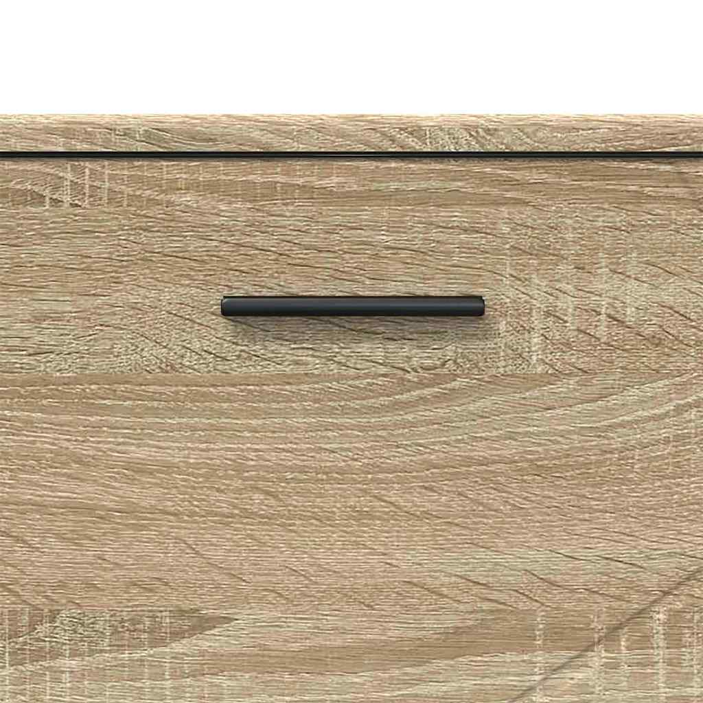 Set di mobili per il bagno con cassetto 3 pcs Rovere Sonoma