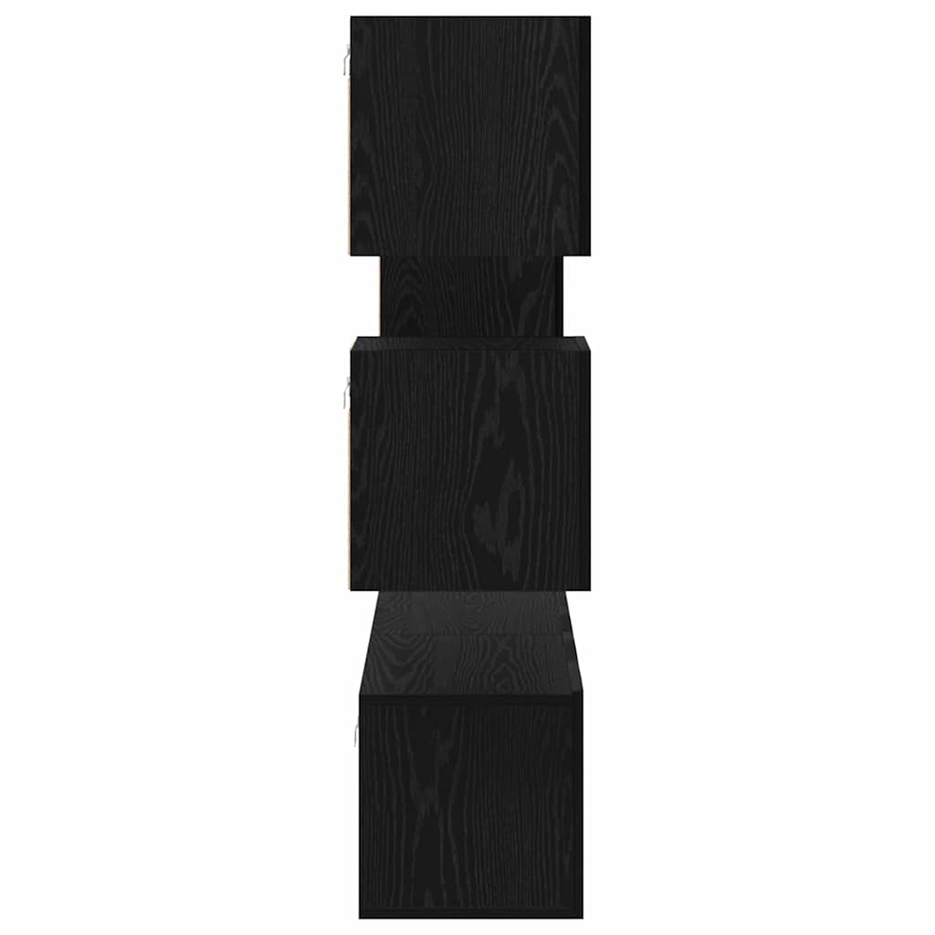 Set mobile TV 5 pcs Rovere Nero Legno multistrato | homemem39