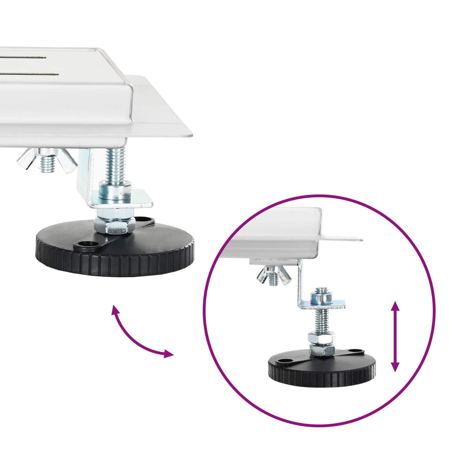 Scarico doccia con copertura in vetro e sifone a 360° 90 cm