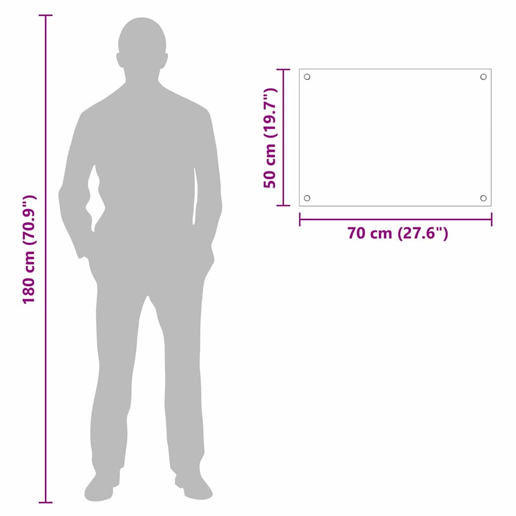 Rivestimento da Cucina Bianco 70 x 50 cm vetro temperato