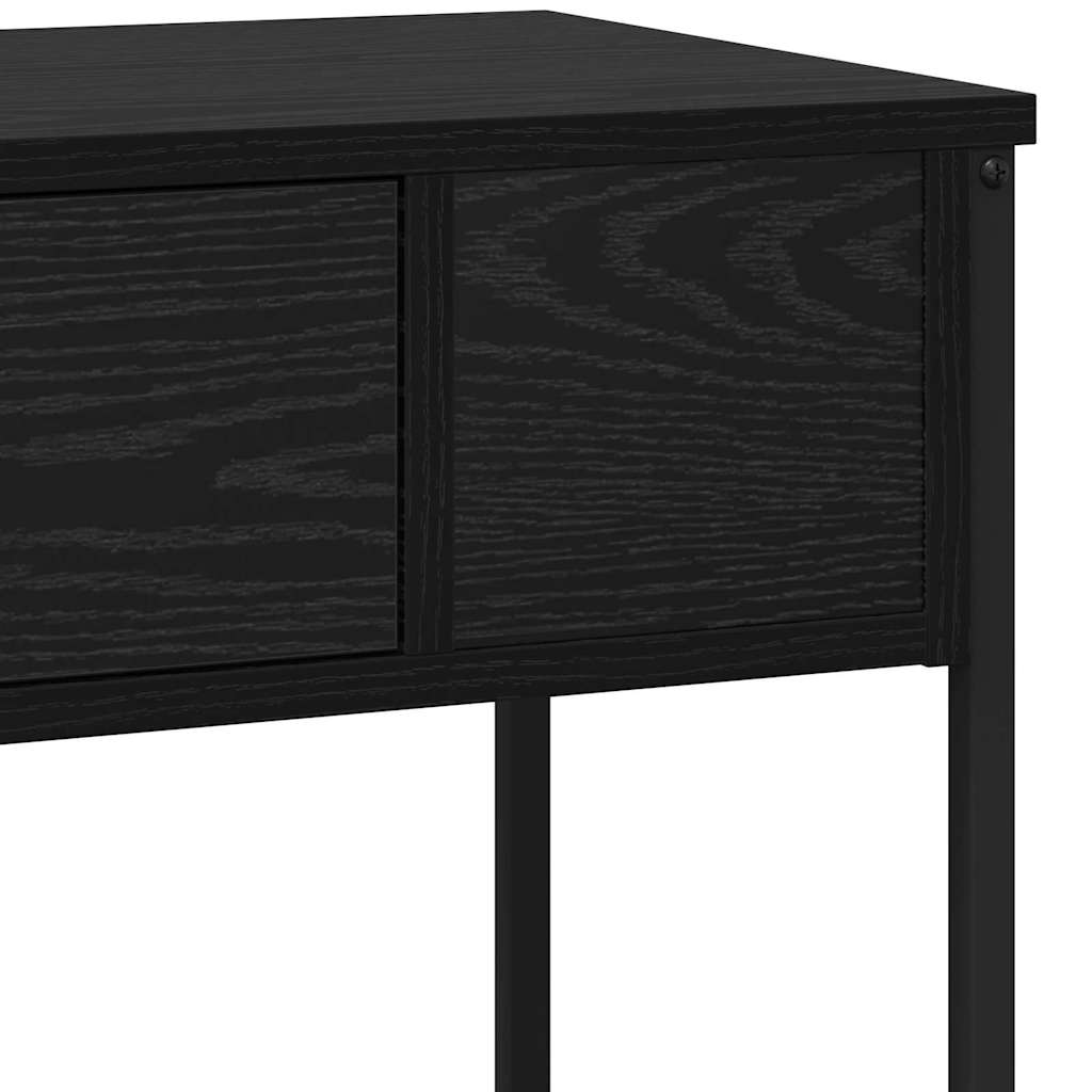 Tavolo consolle Altro Rovere nero 100 x 34.5 x 75 cm