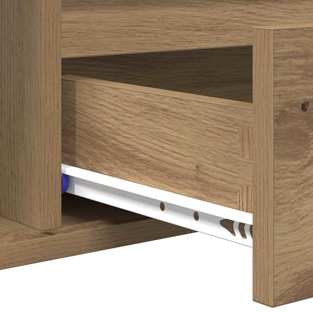 Tavolino da salotto Rovere artigianale 90 x 49 x 45 cm