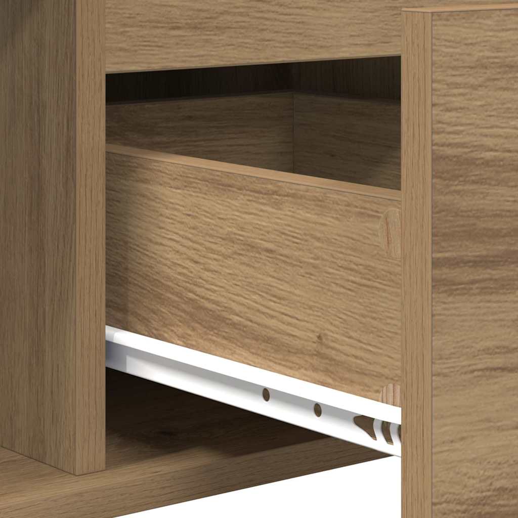 Tavolino da salotto Rovere artigianale 90 x 50 x 26.5 cm