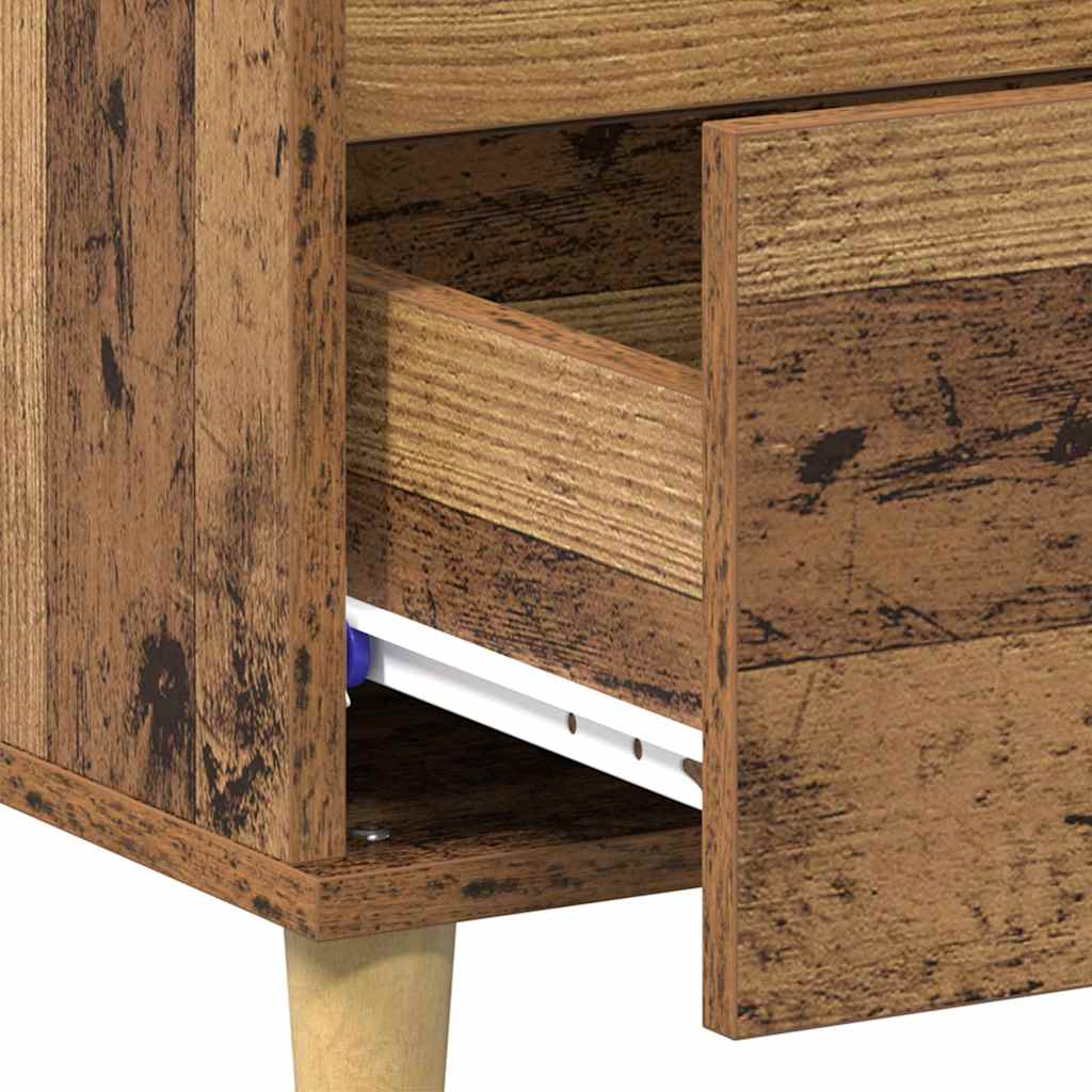 Tavolino da salotto con cassetto Legno vecchio 90 x 50 x 35 cm | homemem39
