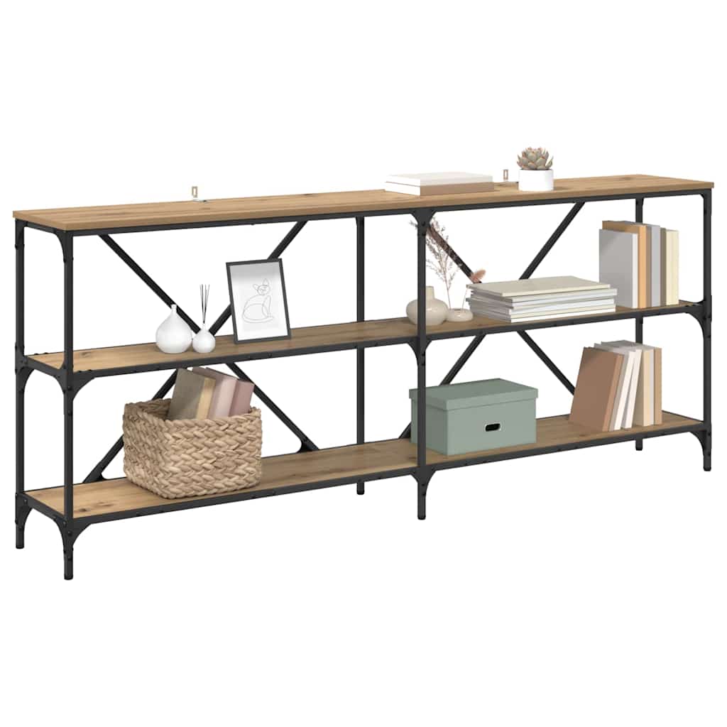 Tavolo consolle Rovere artigianale 180 x 30 x 75 cm | homemem39