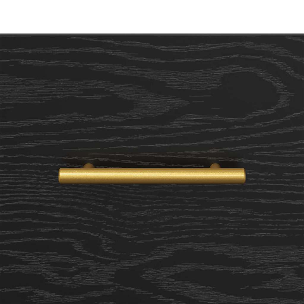 Comodino 2 pcs Nero 40 x 35 x 47,5 cm Legno multistrato