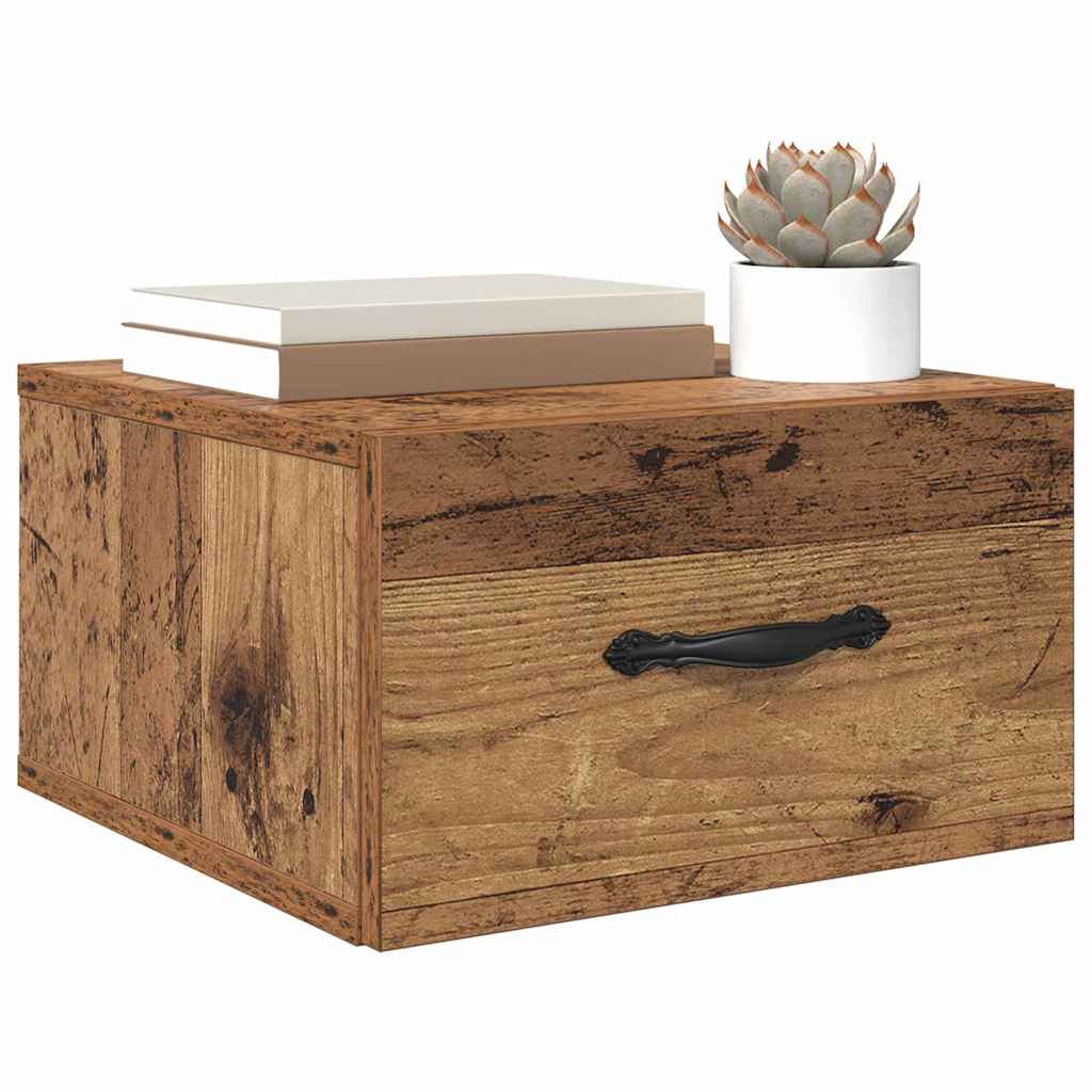 Armadio da Notte 2 pz Legno vecchio 35 x 35 x 20 cm - homemem39