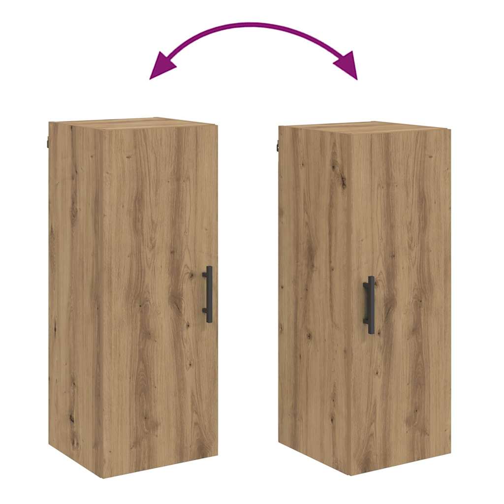 Pensile Rovere artigianale 34,5 x 34 x 90 cm Legno multistrato | homemem39