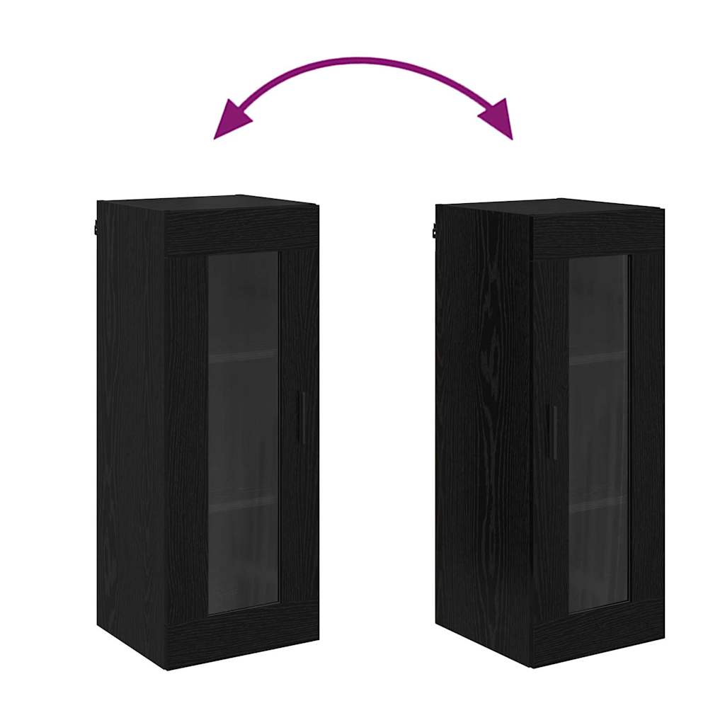 Pensile Rovere Nero 34,5 x 34 x 90 cm