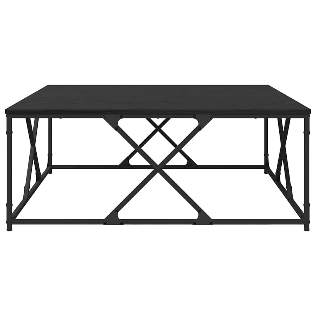 Tavolino da salotto Rovere Nero 100 x 100 x 40 cm | homemem39