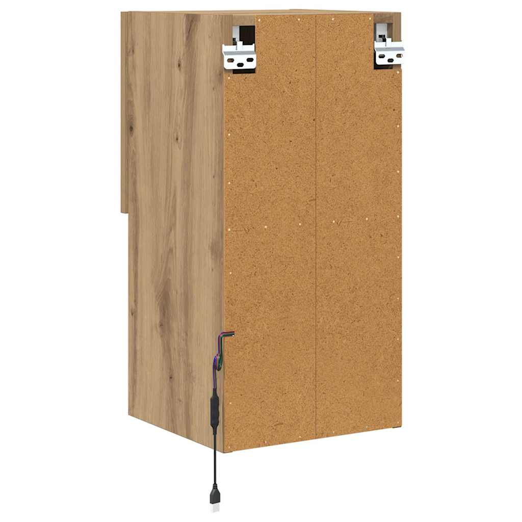 Mobile TV da Parete Rovere artigianale 30,5 x 30 x 60 cm