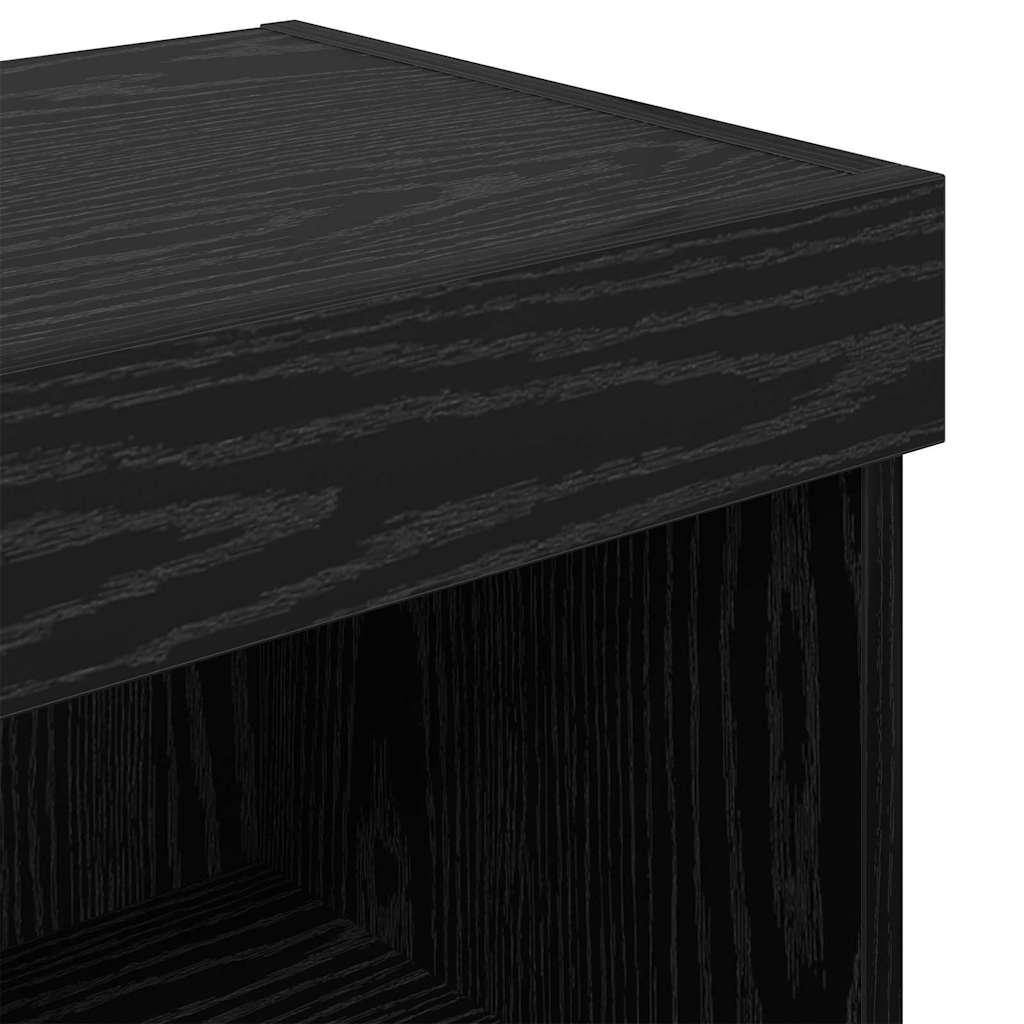 Mobile TV da parete Panama Rovere Nero 100 x 30 x 30 cm