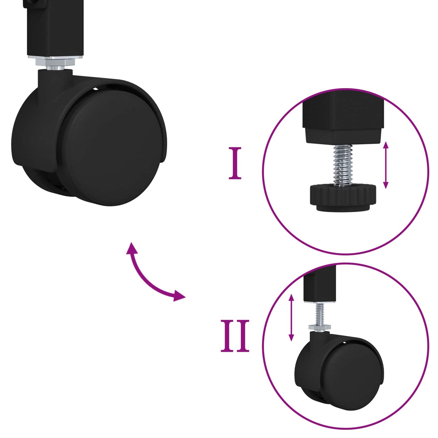 Carrello da Cucina Rovere artigianale 50 x 35 x 75.5 cm | homemem39