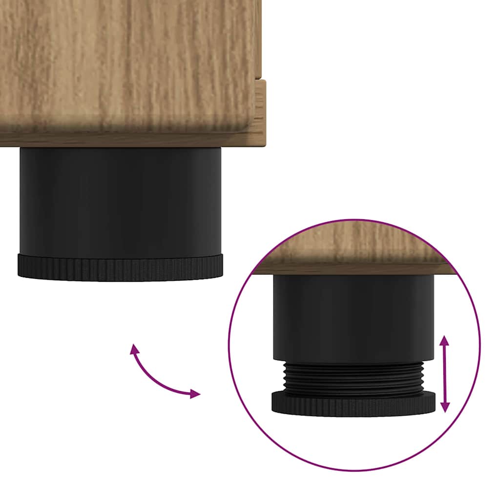 Armadio in Legno Rovere artigianale 88,5 x 30,5 x 73 cm