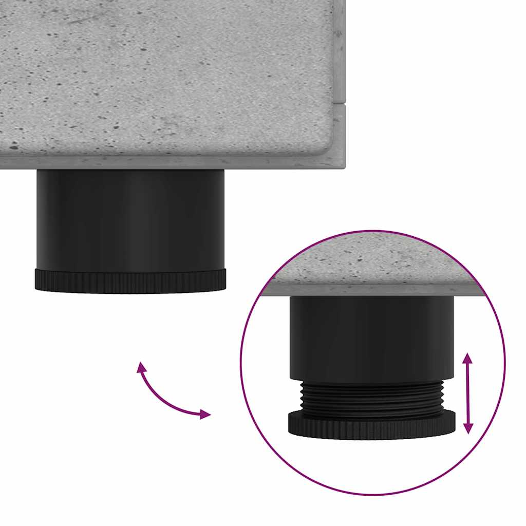 Armadio in Legno Grigio cemento 88,5 x 30,5 x 73 cm