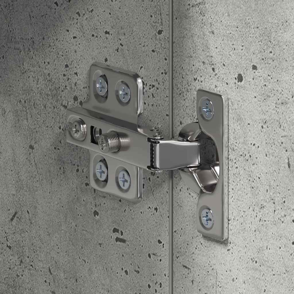 Mobiletto per specchio da bagno TULUM Grigio cemento | homemem39