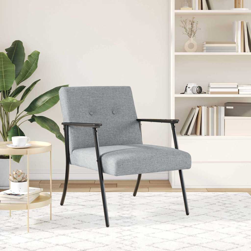 poltrona Grigio chiaro Tessuto - homemem39