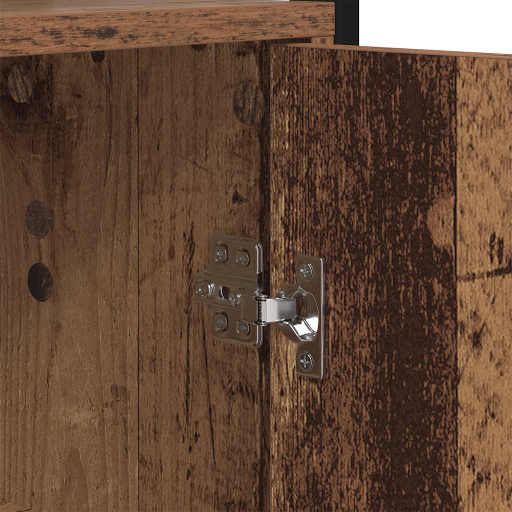 Armadio per Libri Legno vecchio 60 x 24 x 161 cm