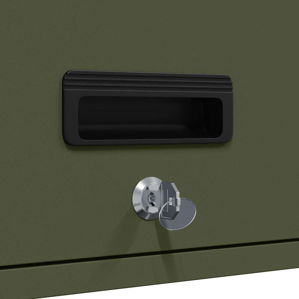 Armadio a muro per garage Oliver verde 80 x 33 x 35 cm