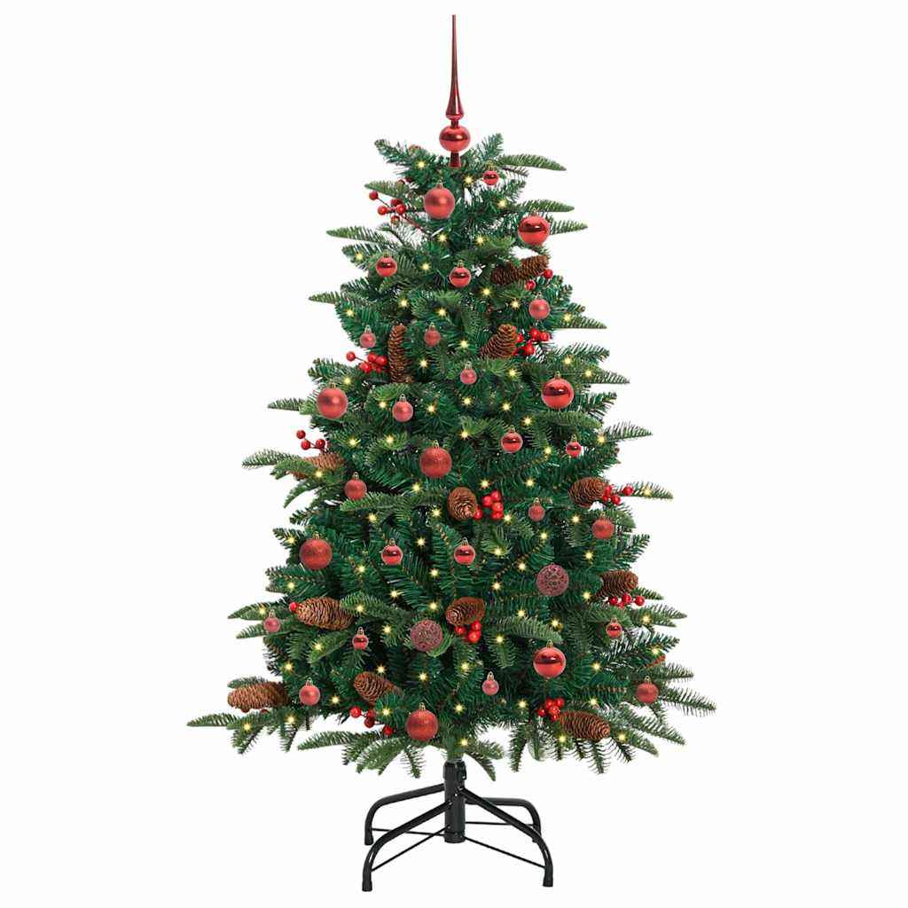 Albero di Natale artificiale con 150 LED Verde 150 cm | homemem39