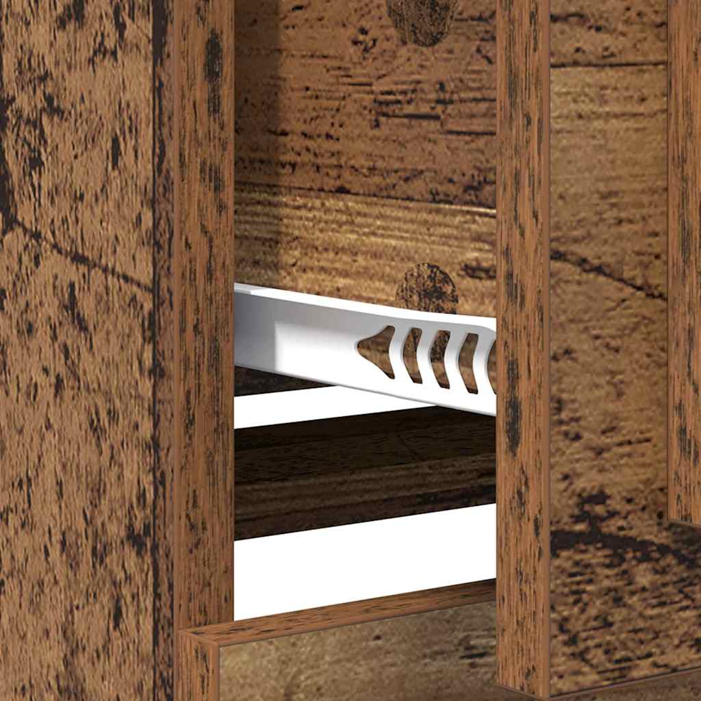 Sideboards con cassetto 3 pcs Rovere Nero 70 x 35,5 x 67,5 cm