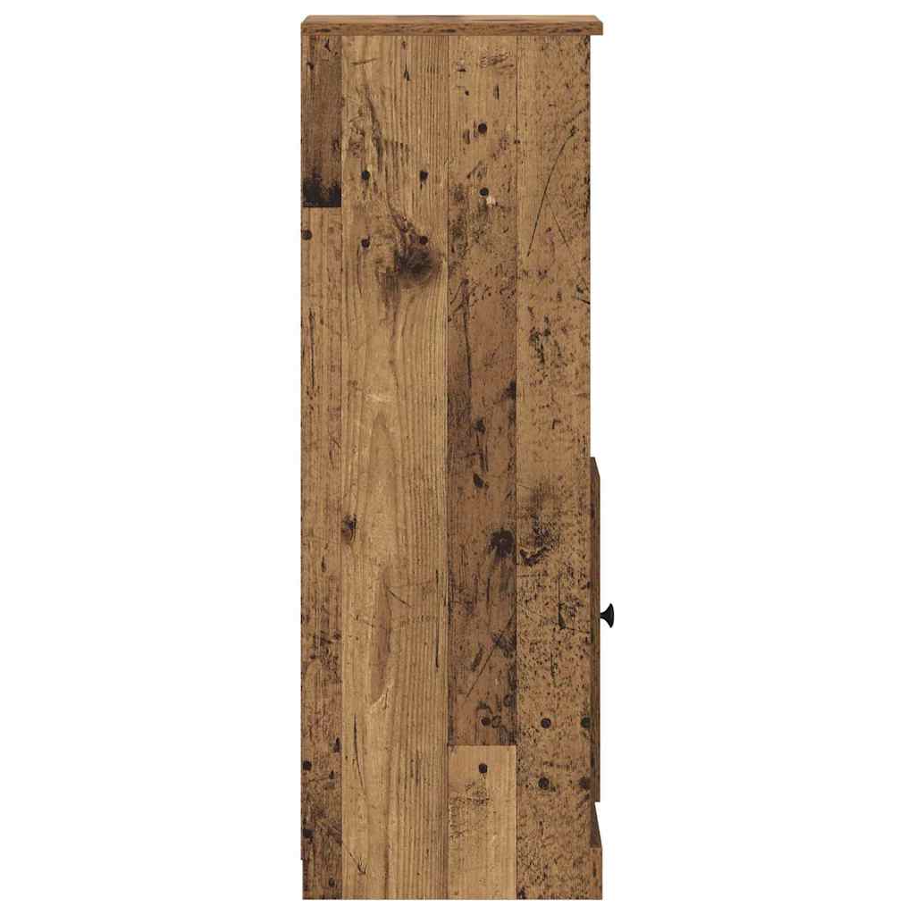 Credenza con cassetto 3 pcs Legno vecchio Legno multistrato