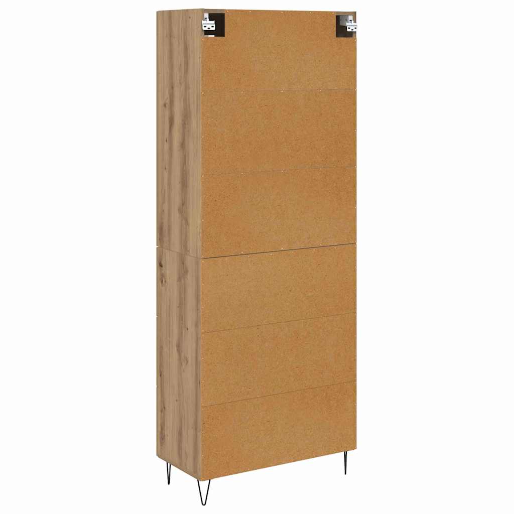 Credenza Rovere artigianale 69,5 x 34 x 90 cm Legno multistrato