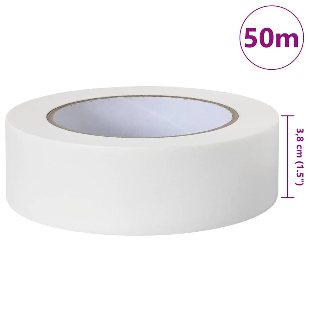 Nastri Adesivi per Pittori 6 pcs Bianco 38mm x 50m Carta | homemem39