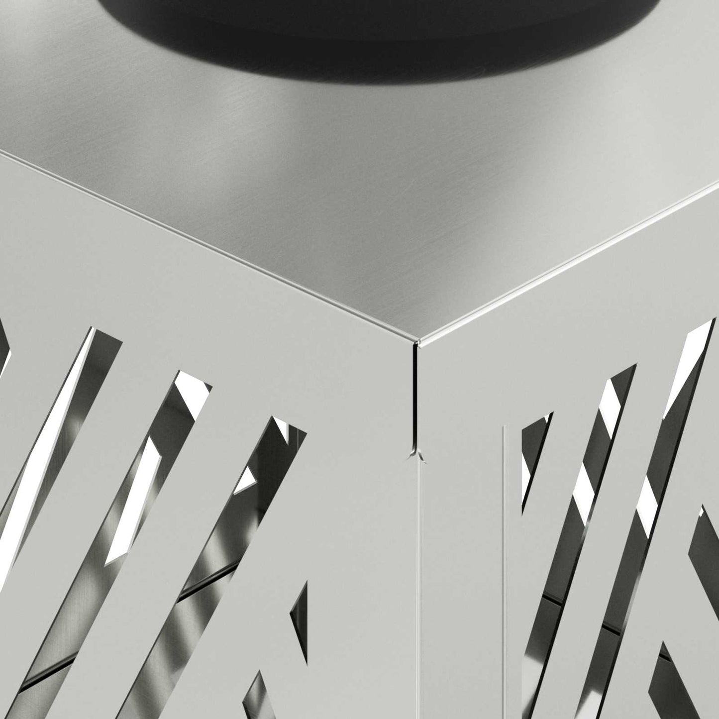 Faro LED solare per sentieri 2 pcs Zincato Zincato